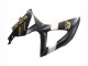 2008-2010 Suzuki GSXR 600 / GSXR 750 Motorcycle Fairings - Matte Black White Gold Canada