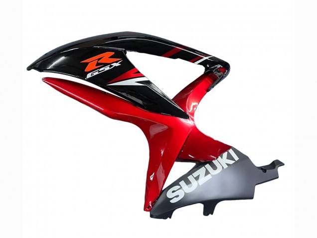 2008-2010 Suzuki GSXR 600 / GSXR 750 Motorcycle Fairings - Red Glossy Black Canada