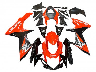 Online 2011-2024 Suzuki GSXR 600 / GSXR 750 Motorcycle Fairings Kits - Red Glossy Black Canada
