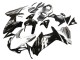 2011-2024 Suzuki GSXR 600 / GSXR 750 Motorcycle Fairing - Glossy Black Silver Canada