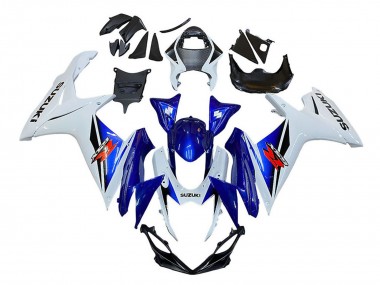 Online 2011-2024 Suzuki GSXR 600 / GSXR 750 Motorcycle Fairing - White Blue Red Canada