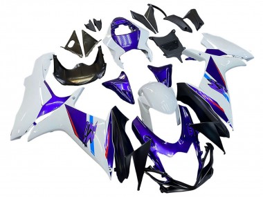 Online 2011-2024 Suzuki GSXR 600 / GSXR 750 Motorcycle Fairings - Blue Purple White Canada