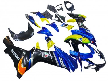 Online 2011-2024 Suzuki GSXR 600 / GSXR 750 Motorcycle Fairings - Blue Yellow Canada