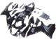 2011-2024 Suzuki GSXR 600 / GSXR 750 Motorcycle Fairings - Glossy Black Matte Black White Decal Canada
