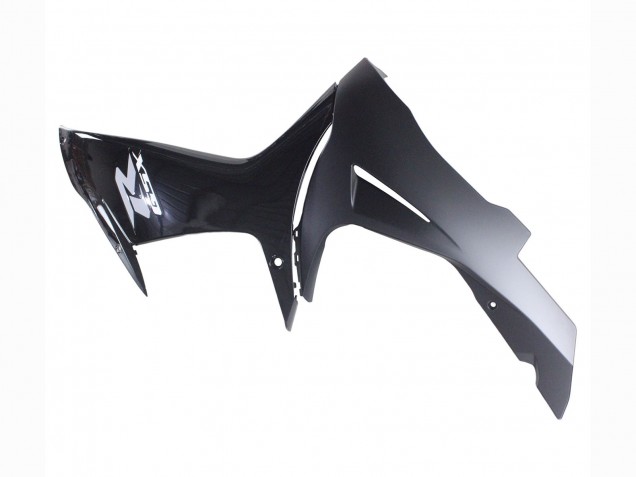2011-2024 Suzuki GSXR 600 / GSXR 750 Motorcycle Fairings - Glossy Black Matte Black White Decal Canada