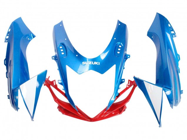 2011-2024 Suzuki GSXR 600 / GSXR 750 Motorcycle Fairings - Blue White Red Canada