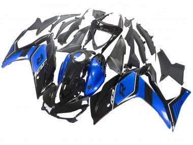 Online 2015-2018 Yamaha YZF R3/R25 Motorcycle Fairing - Blue Glossy Black Canada