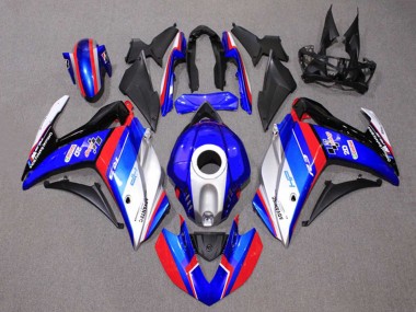 Online 2015-2018 Yamaha YZF R3/R25 Motorcycle Fairings - Blue Silver Red Black Castrol Canada