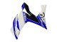 2015-2018 Yamaha YZF R3/R25 Motorcycle Fairings - White Blue Black Racing Canada