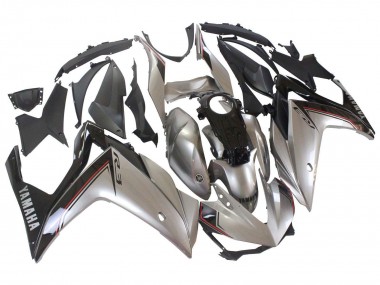 Online 2015-2018 Yamaha YZF R3/R25 Motorcycle Fairings - Silver Black Canada