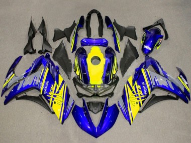 Online 2015-2018 Yamaha YZF R3/R25 Motorcycle Fairing - Yellow Blue Black Monster Canada