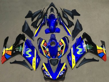 Online 2015-2018 Yamaha YZF R3/R25 Motorcycle Fairings - Blue Yellow Red Black Green Monster Canada