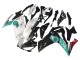 2015-2018 Yamaha YZF R3/R25 Motorcycle Fairings - White Green Glossy Black Canada