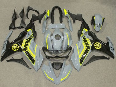 Online 2015-2018 Yamaha YZF R3/R25 Motorcycle Fairings - Nardo Grey Yellow Black Canada