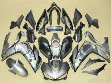 Online 2015-2018 Yamaha YZF R3/R25 Motorcycle Fairings - Grey Black Canada
