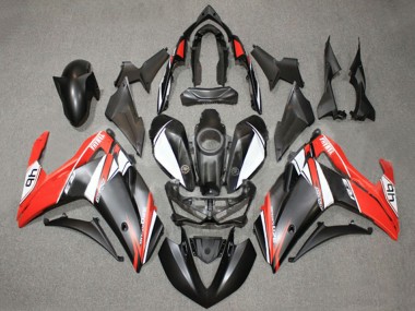 Online 2015-2018 Yamaha YZF R3/R25 Motorcycle Fairings - White Red Matte Black 46 Canada