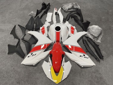 Online 2015-2018 Yamaha YZF R3/R25 Motorcycle Fairings - White Red Black Canada