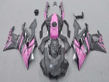Online 2015-2018 Yamaha YZF R3/R25 Motorcycle Fairings - Pink Glossy Black Canada