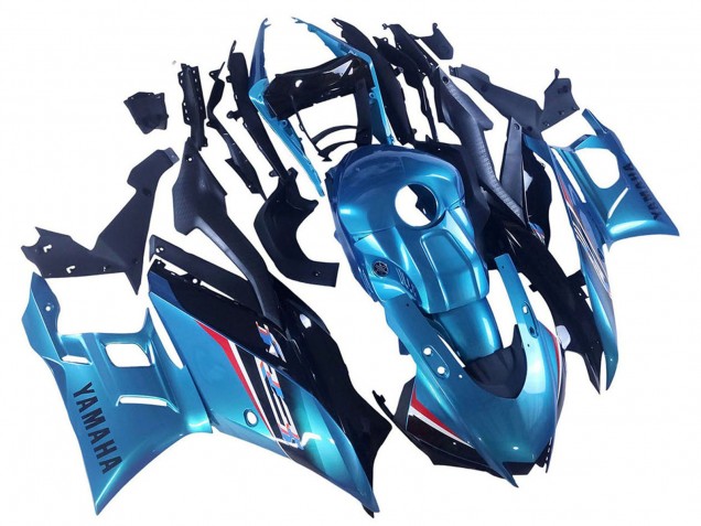 2019-2021 Yamaha YZF R3/R25 Motorcycle Fairing - Blue Black Canada