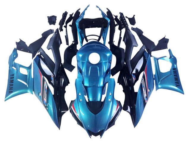 2019-2021 Yamaha YZF R3/R25 Motorcycle Fairing - Blue Black Canada