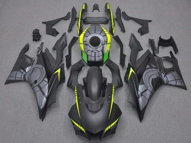 2019-2021 Yamaha YZF R3/R25 Motorcycle Fairings - Yellow Grey Matte Black Canada
