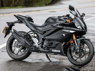 Online 2019-2021 Yamaha YZF R3/R25 Motorcycle Fairings - Matte Black Silver Canada