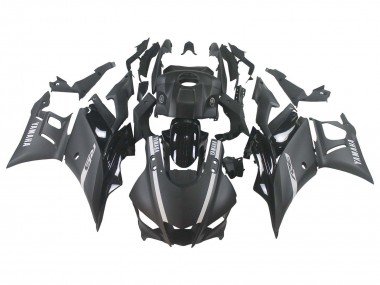Online 2019-2021 Yamaha YZF R3/R25 Motorcycle Fairings - Matte Black Silver Canada
