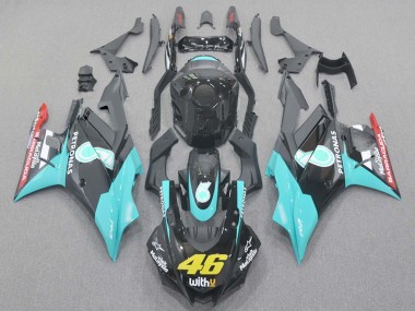 Online 2019-2021 Yamaha YZF R3/R25 Motorcycle Fairings - Light Blue Red Black Petronas 46 Canada