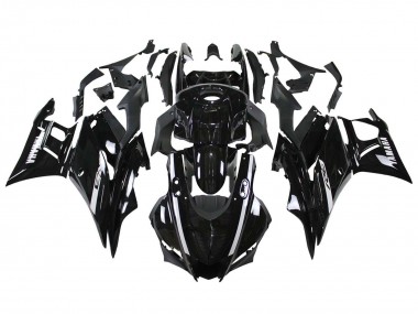 Online 2019-2021 Yamaha YZF R3/R25 Motorcycle Fairings - Glossy Black White Canada