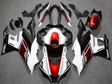 Online 2019-2021 Yamaha YZF R3/R25 Motorcycle Fairings - White Red Black Canada