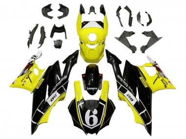 Online 2019-2021 Yamaha YZF R3/R25 Motorcycle Fairings - Yellow White Glossy Black Lenovo 6 Canada