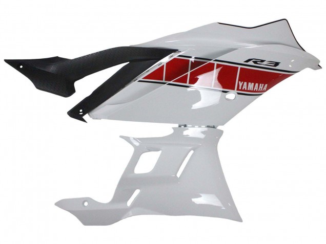 2019-2021 Yamaha YZF R3/R25 Motorcycle Fairings - White Red Yellow Black Canada