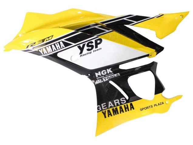 2019-2021 Yamaha YZF R3/R25 Motorcycle Fairings - Yellow White Black Stripe Canada
