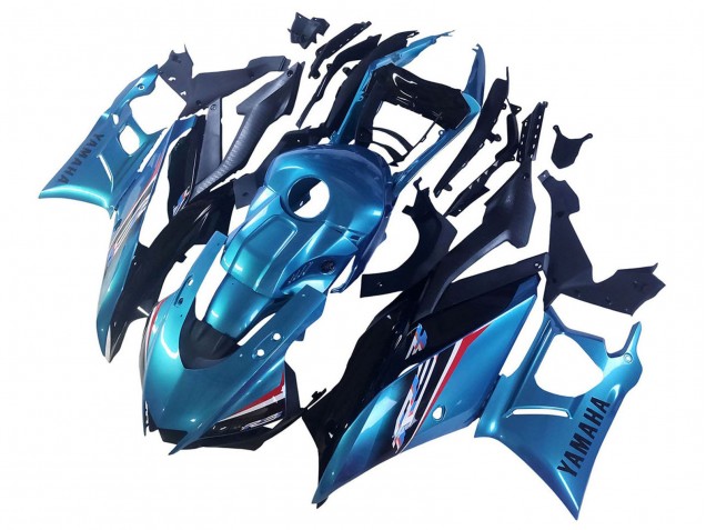 2022-2024 Yamaha YZF R3/R25 Motorcycle Fairing - Blue White Red Black Canada