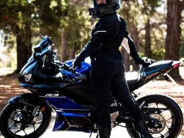 Online 2022-2024 Yamaha YZF R3/R25 Motorcycle Fairings - Blue Glossy Black Canada