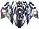 2022-2024 Yamaha YZF R3/R25 Motorcycle Fairings - Black Carbon Fiber Style Gold Red ABBOT Canada