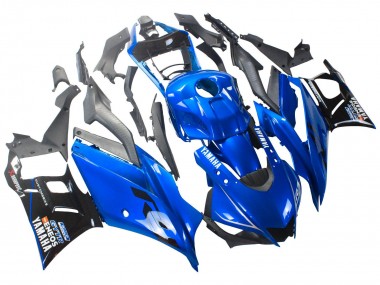 Online 2022-2024 Yamaha YZF R3/R25 Motorcycle Fairings - Blue Black ENEOS Canada