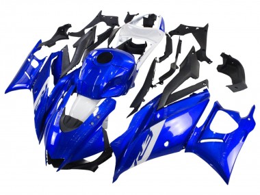 Online 2022-2024 Yamaha YZF R3/R25 Motorcycle Fairings - Blue White Matte Black Canada