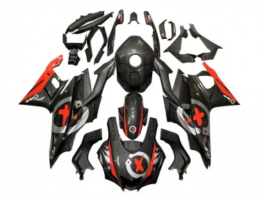 Online 2022-2024 Yamaha YZF R3/R25 Motorcycle Fairings - Black Carbon Fiber Style Red Silver Canada