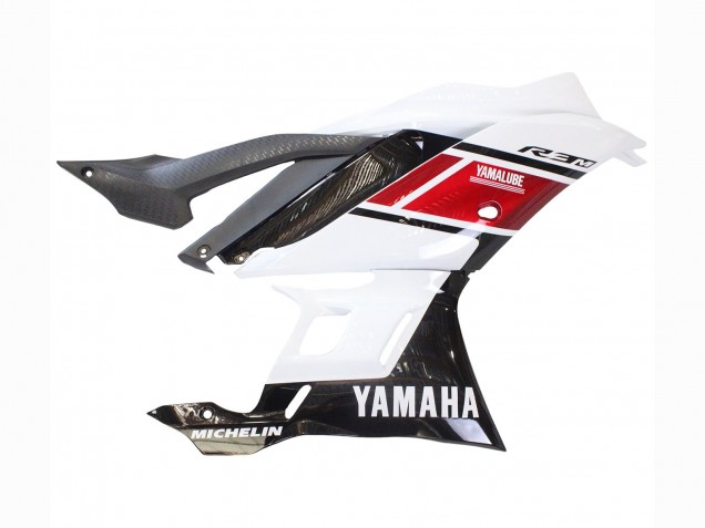 2022-2024 Yamaha YZF R3/R25 Motorcycle Fairings - White Red Black Yamalube Canada