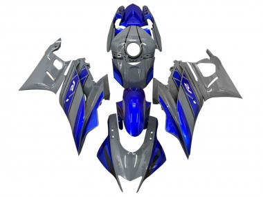 Online 2022-2024 Yamaha YZF R3/R25 Motorcycle Fairings - Dark Grey Blue Canada