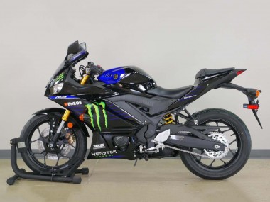 Online 2022-2024 Yamaha YZF R3/R25 Motorcycle Fairings - Blue Green Black Monster Yamalube ENEOS Canada
