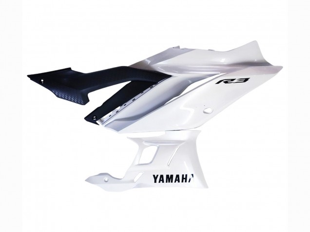 2022-2024 Yamaha YZF R3/R25 Motorcycle Fairings - White Canada