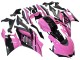 2022-2024 Yamaha YZF R3/R25 Motorcycle Fairings - Pink Glossy Black Monster Canada