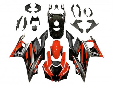 Online 2022-2024 Yamaha YZF R3/R25 Motorcycle Fairings - Red Grey Black ENEOS Canada