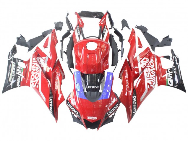 2022-2024 Yamaha YZF R3/R25 Motorcycle Fairings - Red Blue Black Lenovo Valsir Canada