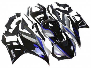 Online 2022-2024 Yamaha YZF R3/R25 Motorcycle Fairings - Silver Blue Glossy Black Canada
