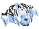 2022-2024 Yamaha YZF R3/R25 Motorcycle Fairings - White Light Blue Canada