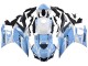 2022-2024 Yamaha YZF R3/R25 Motorcycle Fairings - White Light Blue Canada