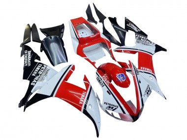 Online 2002-2003 Yamaha YZF 1000 R1 Motorcycle Fairings - White Red Black Petronas Canada